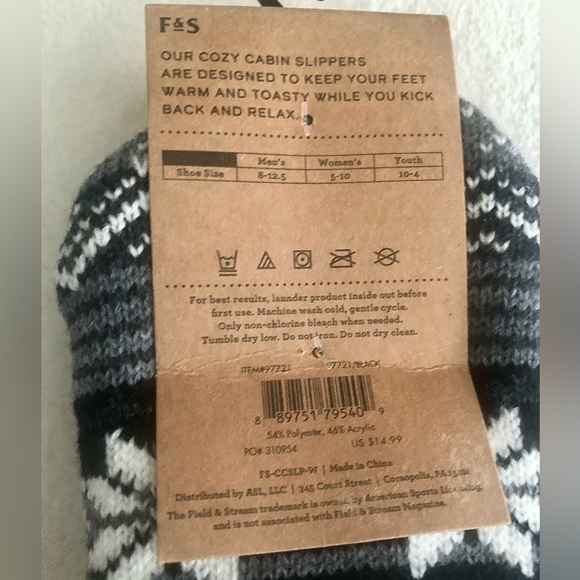 Field and Stream Cozy Cabin Slippers - Picture 4 of 4